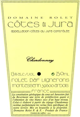 Cotes du Jura Chardonnay