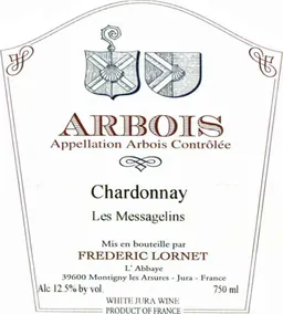 Arbois Les Messagelins Chardonnay