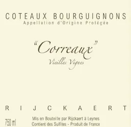 Coteaux Bourguignons Correaux Vieilles Vignes