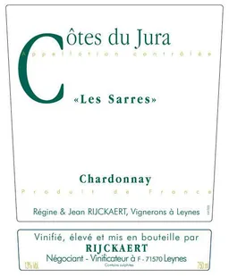 Cotes du Jura Les Sarres Chardonnay
