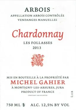 Arbois Les Follasses Chardonnay