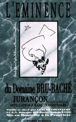 Jurancon Domaine Bru-Bache Eminence
