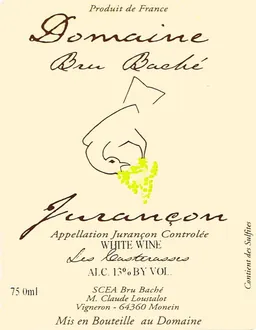 Jurancon Domaine Bru-Bache Les Casterrasses Moelleux