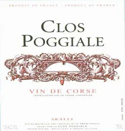 Skalli Family Wines France Vin de Corse Clos Poggiale