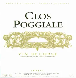 Skalli Family Wines France Vin de Corse Clos Poggiale Blanc