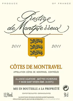 Alliance Aquitaine Prestige Montpierreux Blanc