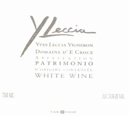 Yves Leccia Vigneron Patrimonio Domaine d'E Croce Blanc