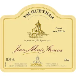 Arnoux et Fils Vacqueyras Cuvee Jean-Marie Arnoux