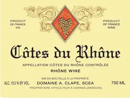 Auguste Clape Cotes du Rhone Rouge