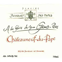 Bosquet des Papes Chateauneuf-du-Pape Gloire de Mon Grand-Pere