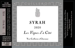 Syrah Vignes d'a Cote Collines Rhodaniennes