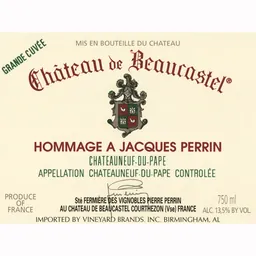 Chateau de Beaucastel Hommage Jacques Perrin Chateauneuf-du-Pape