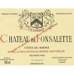 Chateau de Fonsalette Cotes du Rhone Reserve