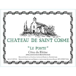 Chateau de Saint Cosme Cotes du Rhone Blanc le Poste