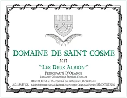 Chateau de Saint Cosme Domaine de Saint Cosme Les Deux Albion Blanc