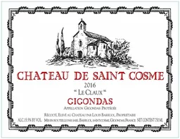 Chateau de Saint Cosme Gigondas le Claux