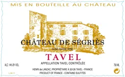 Chateau de Segries Tavel Rose