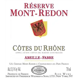 Chateau Mont-Redon Cotes du Rhone Reserve