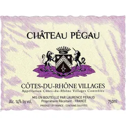 Chateau Pegau Cotes du Rhone Villages Cuvee Setier