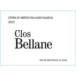 Clos Bellane Cotes du Rhone Villages Valreas Blanc