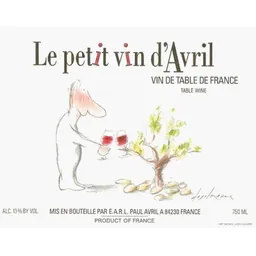 Le Petit Vin d'Avril Rouge