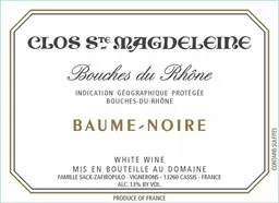 Bouches du Rhone Blanc Baume Noire