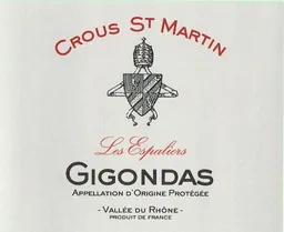 Crous St Martin Gigondas Les Espaliers