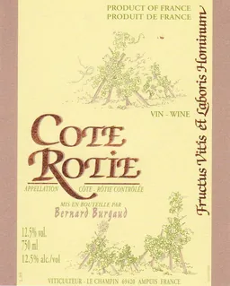 Domaine Bernard Burgaud Cote Rotie