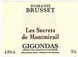 Domaine Brusset Gigondas Les Secrets de Montmirail