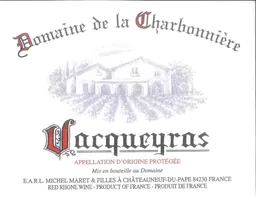 Domaine de la Charbonniere Vacqueyras Rouge