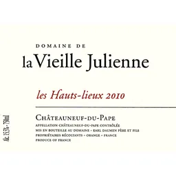 Domaine de la Vieille Julienne Chateauneuf-du-Pape Les Hauts-Lieux