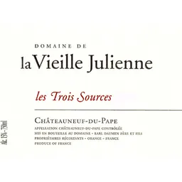 Domaine de la Vieille Julienne Chateauneuf-du-Pape Les Trois Sources