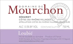 Domaine de Mourchon Cotes du Rhone Villages Seguret Loubie Rose
