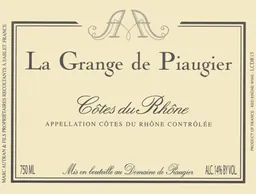 Cotes du Rhone La Grange de Piaugier