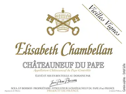 Elisabeth Chambellan Vieilles Vignes Chateauneuf-du-Pape