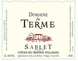 Domaine du Terme Cotes du Rhone Villages Sablet
