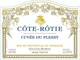 Domaine Gilles Barge Cote Rotie Cuvee Du Plessy