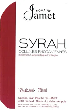 Collines Rhodaniennes Syrah