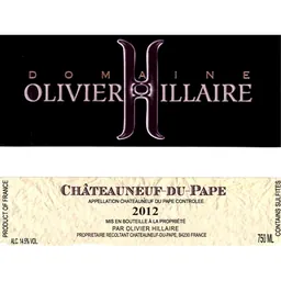 Domaine Olivier Hillaire Chateauneuf-du-Pape