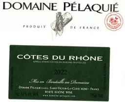 Cotes du Rhone Blanc