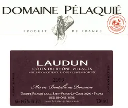 Domaine Pelaquie Cotes du Rhone Villages Laudun