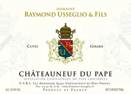 Domaine Raymond Usseglio Chateauneuf-du-Pape Girard