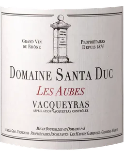 Domaine Santa Duc Les Aubes Vacqueyras