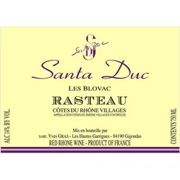 Les Blovac Rasteau
