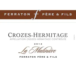 Ferraton Pere & Fils La Matiniere Crozes Hermitage Rouge
