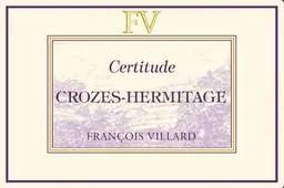 Francois Villard Crozes-Hermitage Certitude