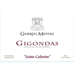 Gabriel Meffre Gigondas Sainte Catherine