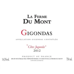 La Ferme du Mont Gigondas Cotes Jugunda