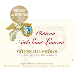 Cotes du Rhone Chateau Noel St. Laurent Rouge