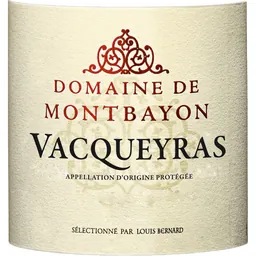 Vacqueyras Domaine de Montbayon